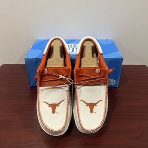 Hey Dude, Wally Tri, Texas Longhorns, White, Orange